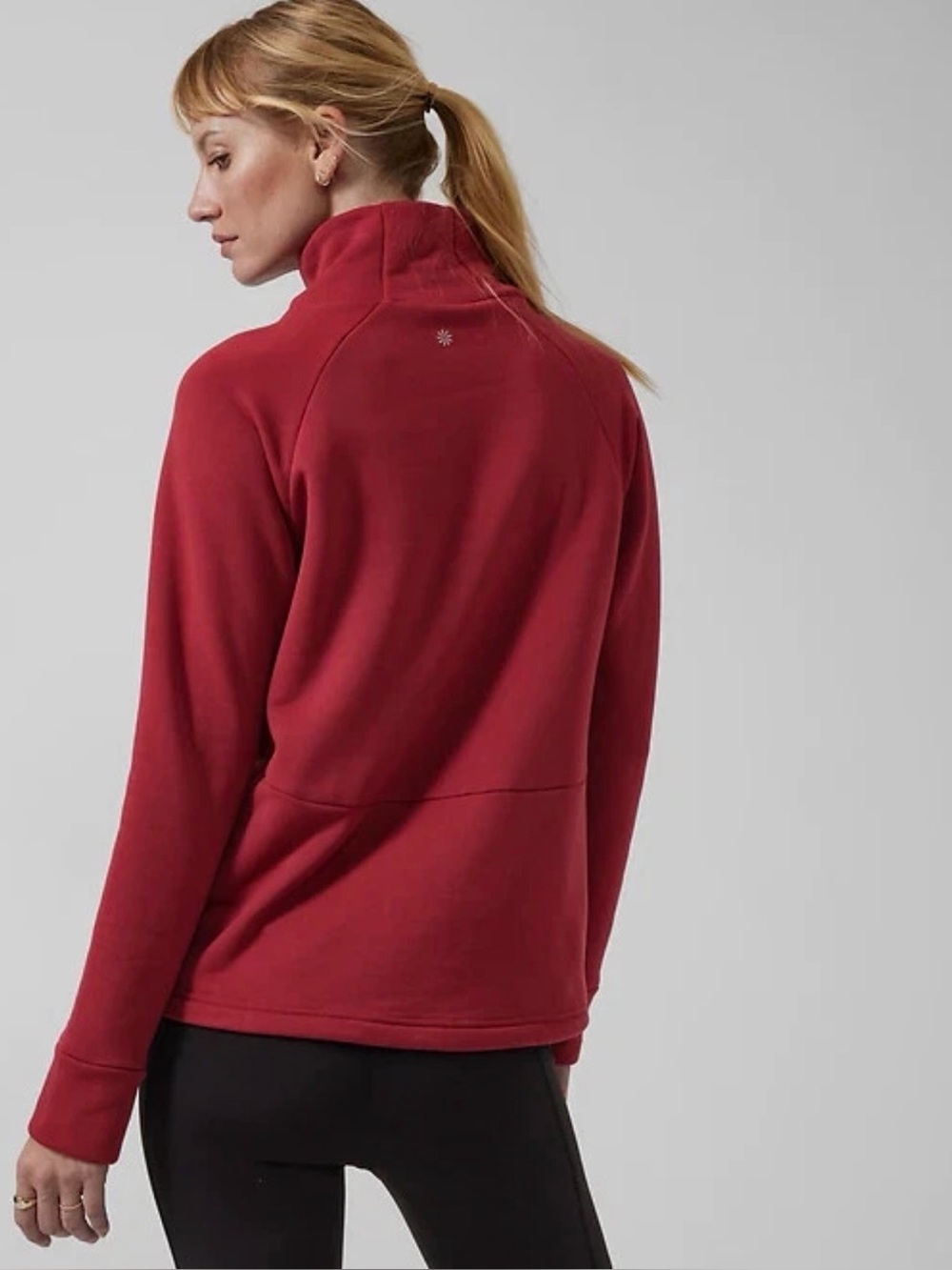 ATHLETA Polartec Funnel Neck Sweatshirt, Small